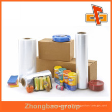 soft pe/hdpe/lldpe film grade plastic stretch wrap for supermarket manufacture